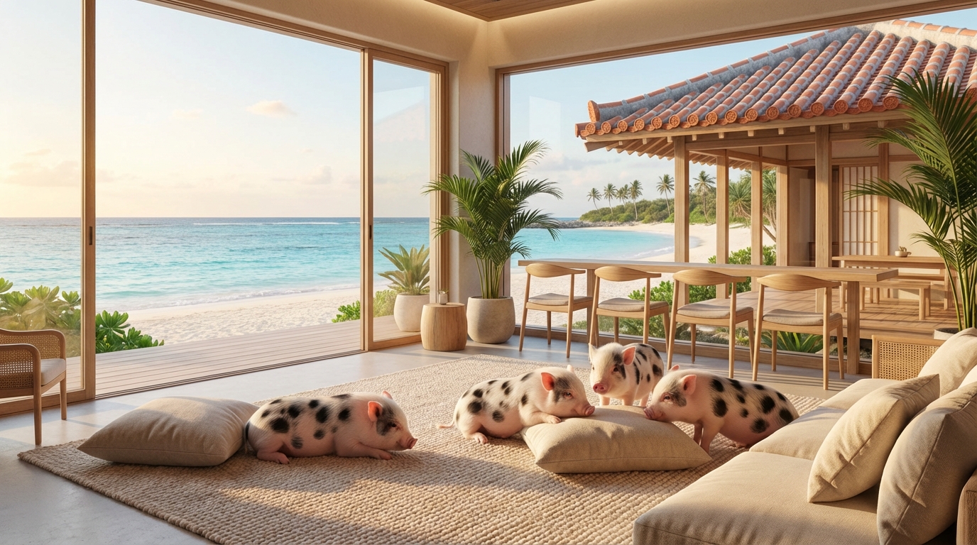 沖縄のマイクロブタカフェ|各施設の料金・予約・アクセス詳細