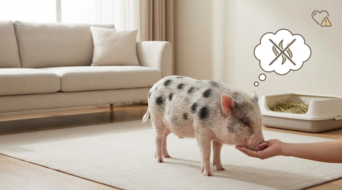 【結論】マイクロブタの臭いは体臭ほぼゼロ、糞尿と発情期だけ要注意