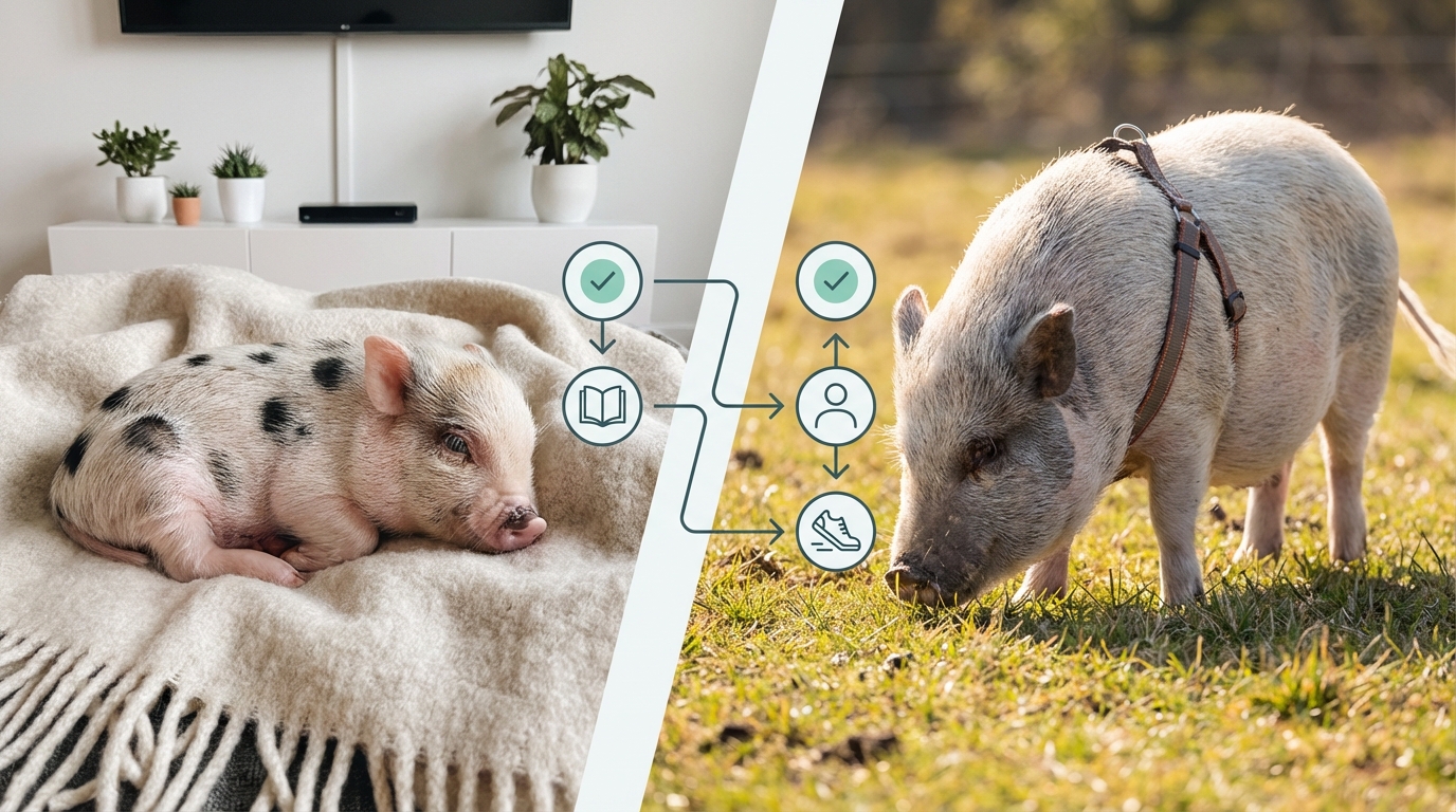 マイクロブタとミニブタどっちを選ぶ?タイプ別診断