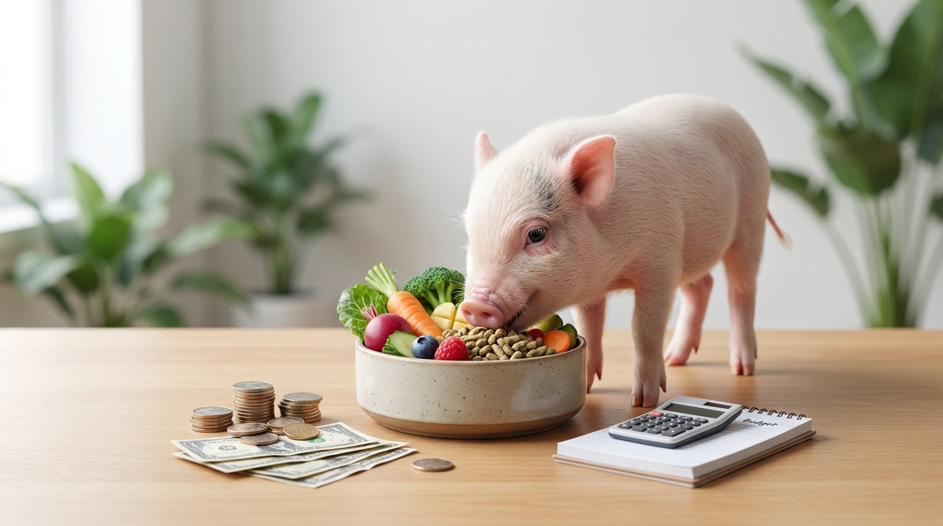 【結論】マイクロブタの餌代は月5,000円〜15,000円が目安