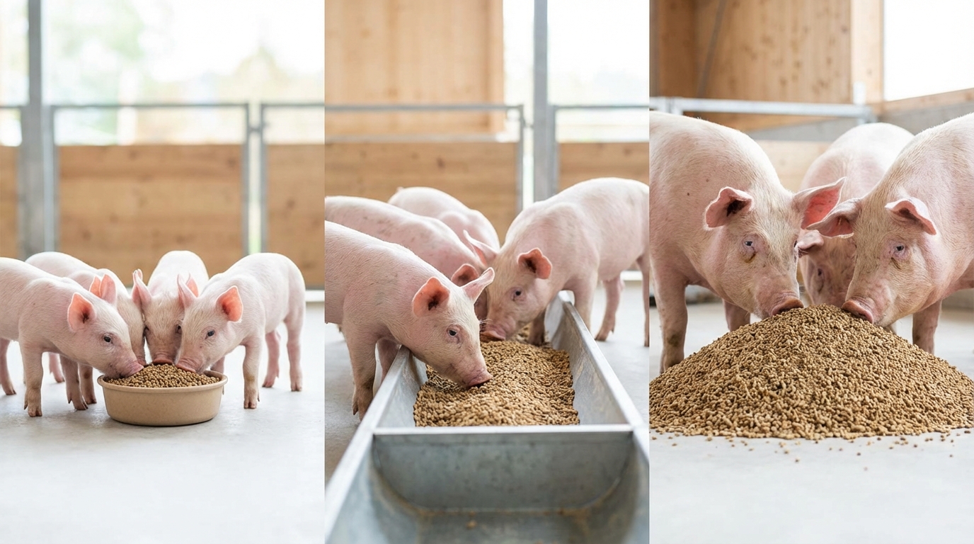 成長段階で変わる餌代の推移|子ブタから成ブタまで