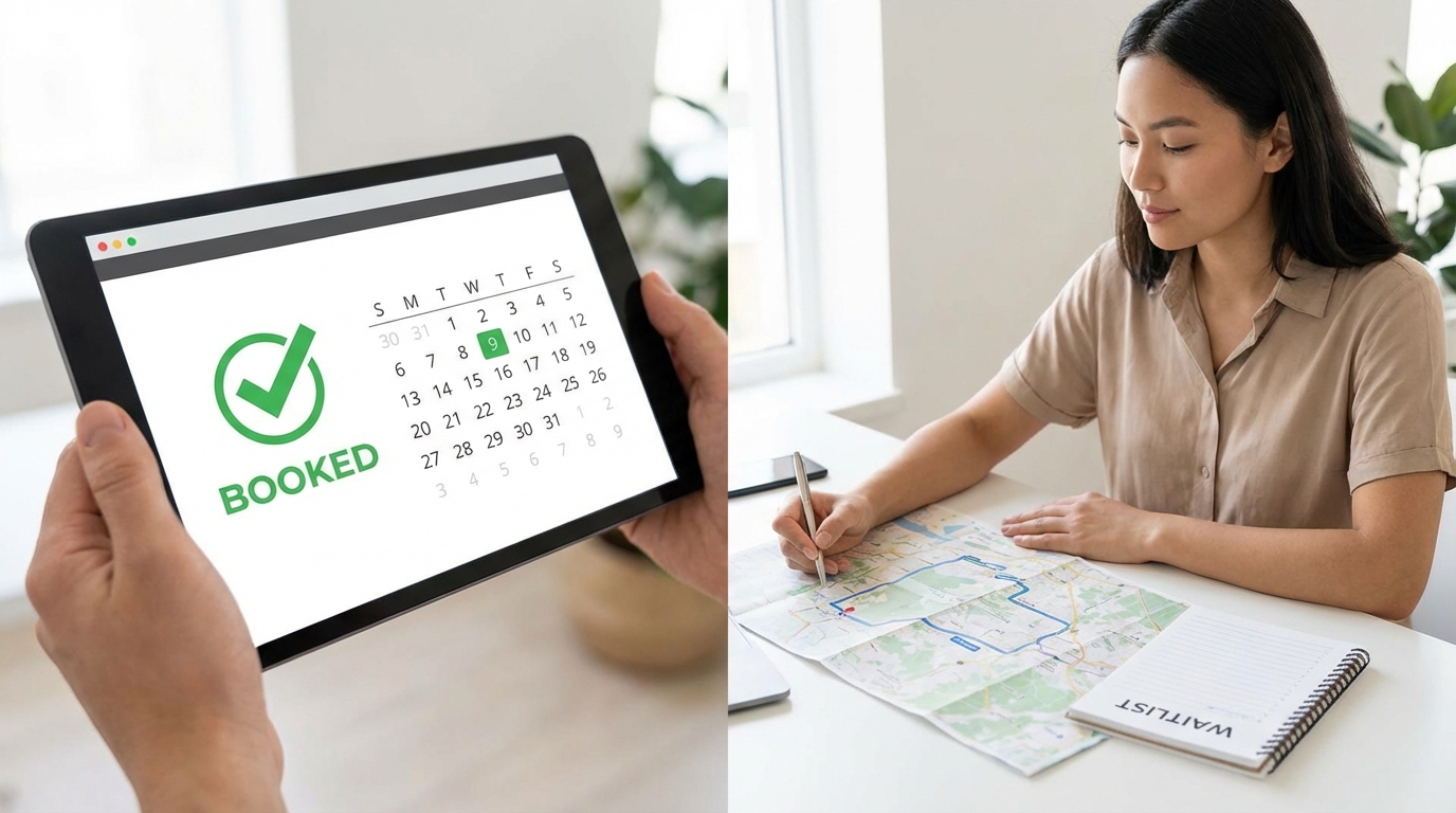 予約方法と取れないときの対処法