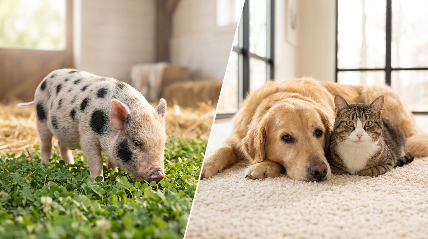 マイクロブタと犬猫の違い|撫で方の前に知っておくべきこと