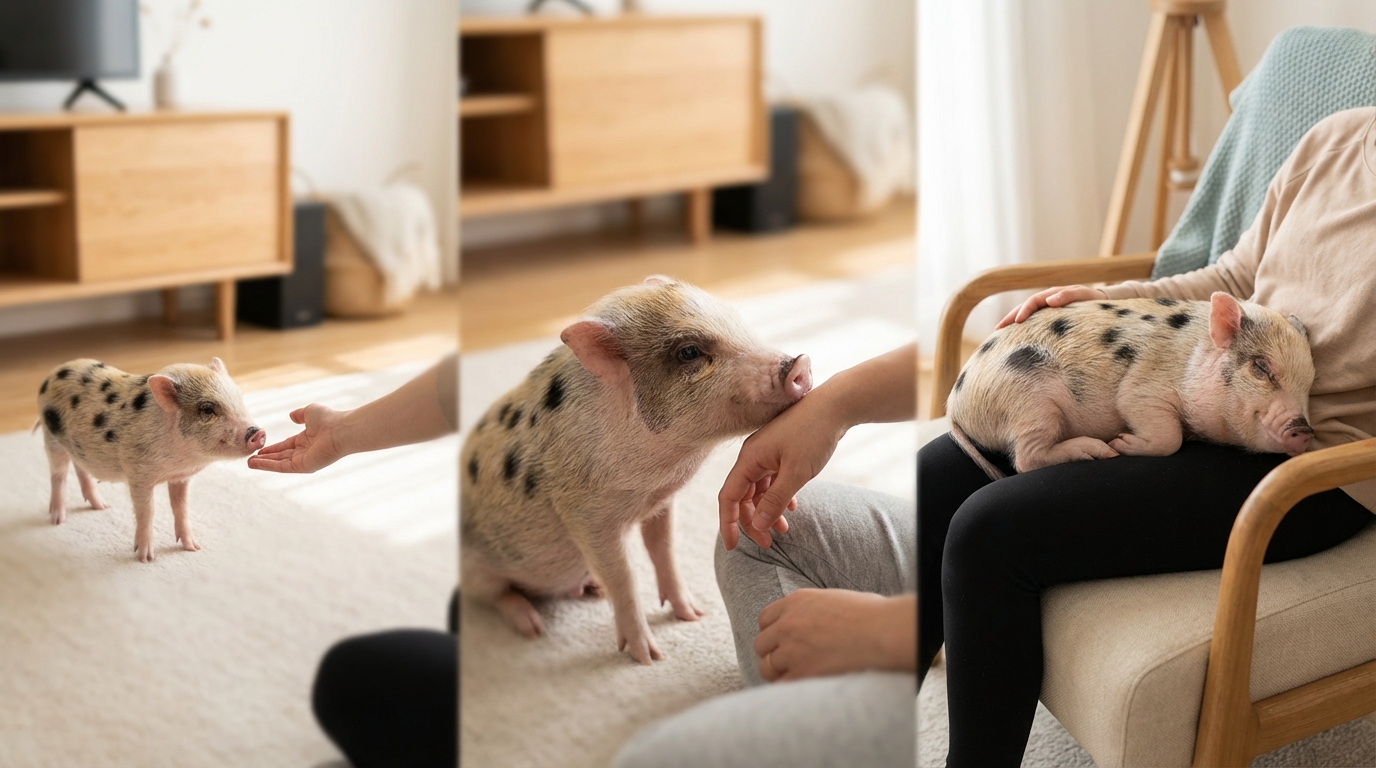 マイクロブタがなつくまでの期間目安【タイムライン】