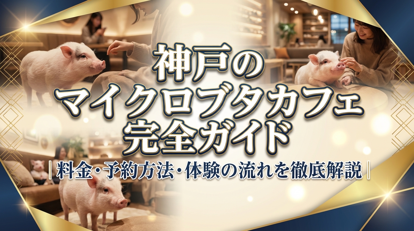 神戸のマイクロブタカフェ完全ガイド｜料金・予約方法・体験の流れを徹底解説