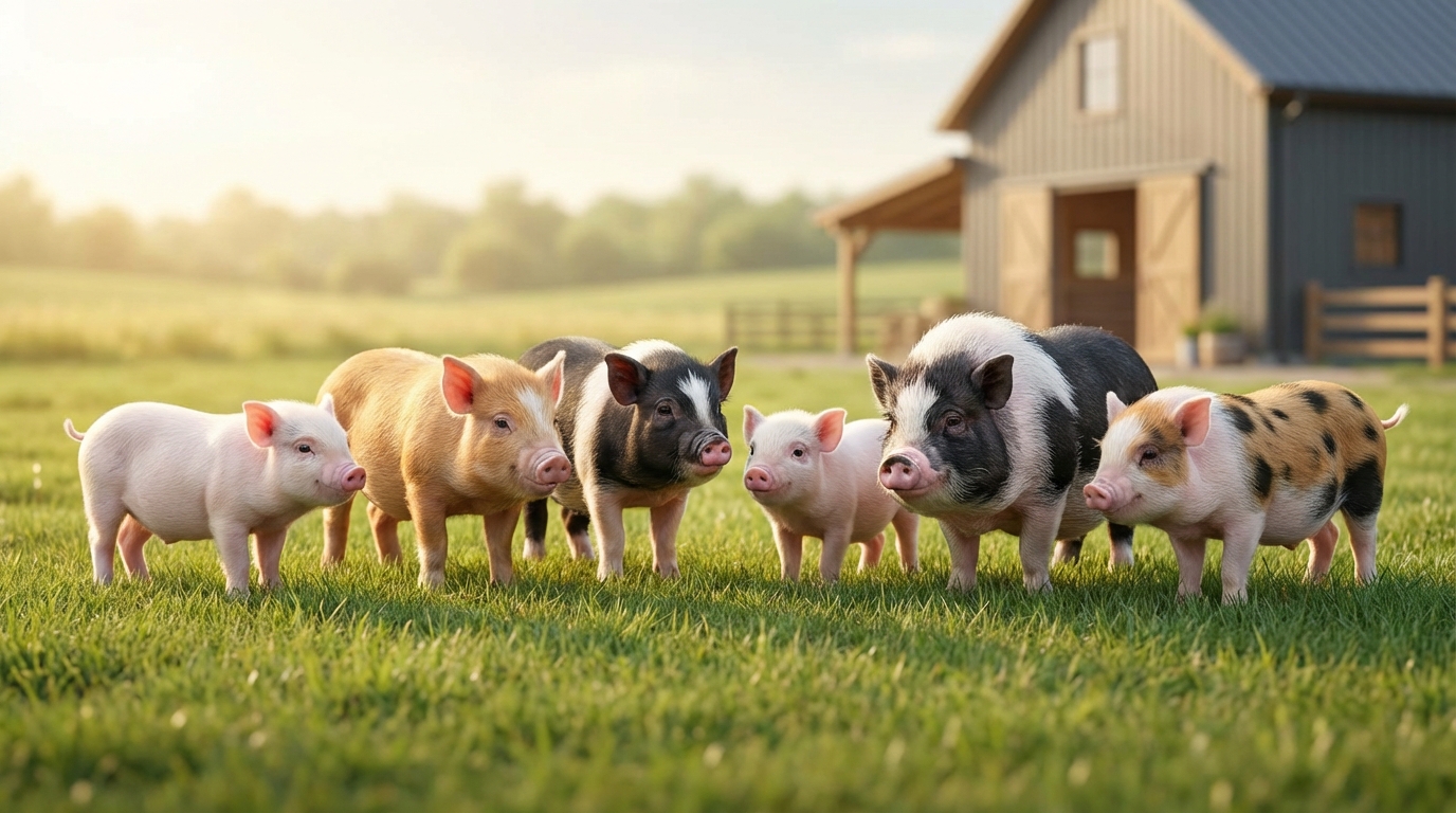 マイクロブタの種類6選|品種別の特徴・性格・サイズを徹底解説