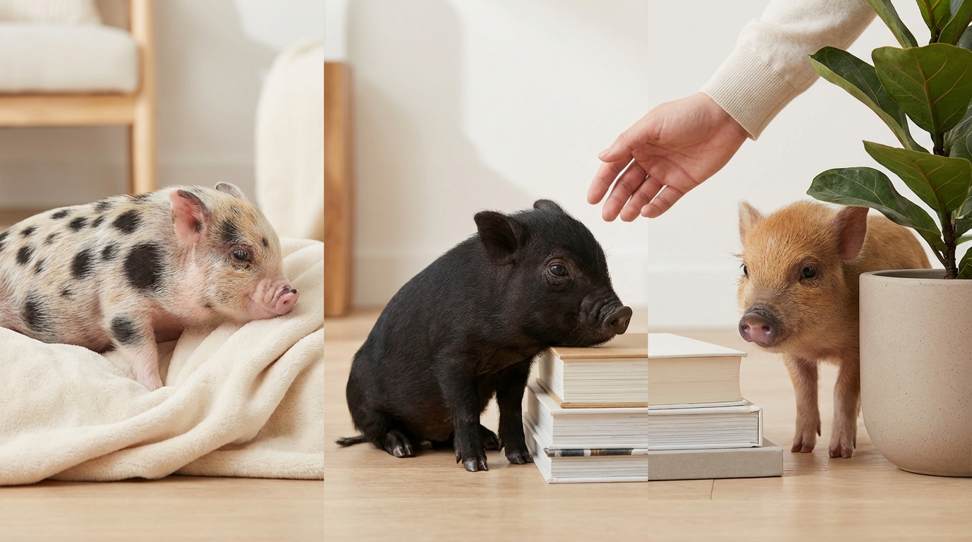 初心者におすすめのマイクロブタの種類は?選び方の3つのポイント