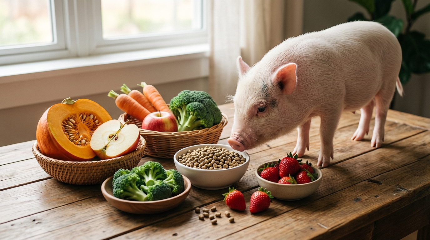 マイクロブタに与えてOKな食べ物一覧