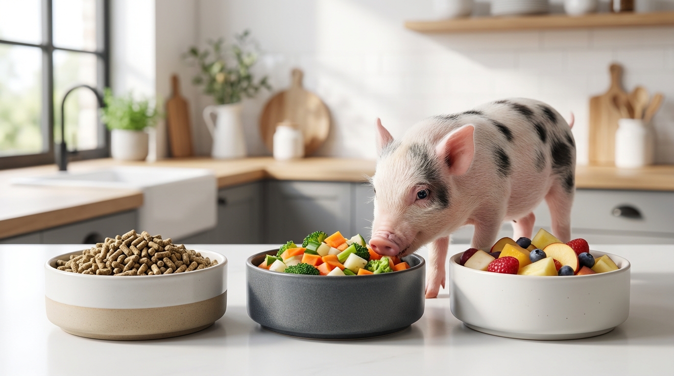 初心者におすすめのマイクロブタ用フード3選