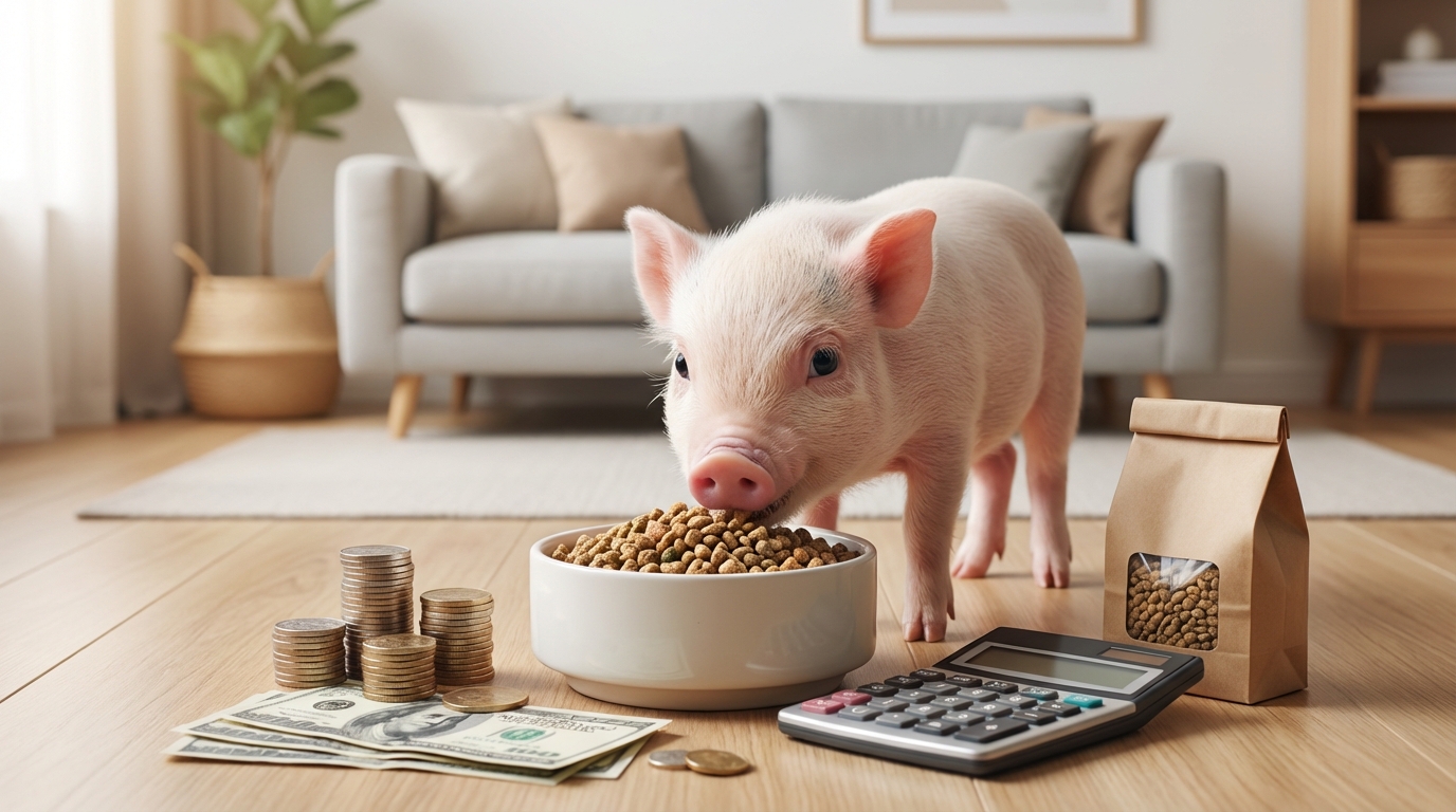 マイクロブタの餌代は月いくら？リアルなコスト