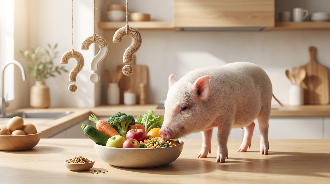 マイクロブタの食事に関するよくある質問