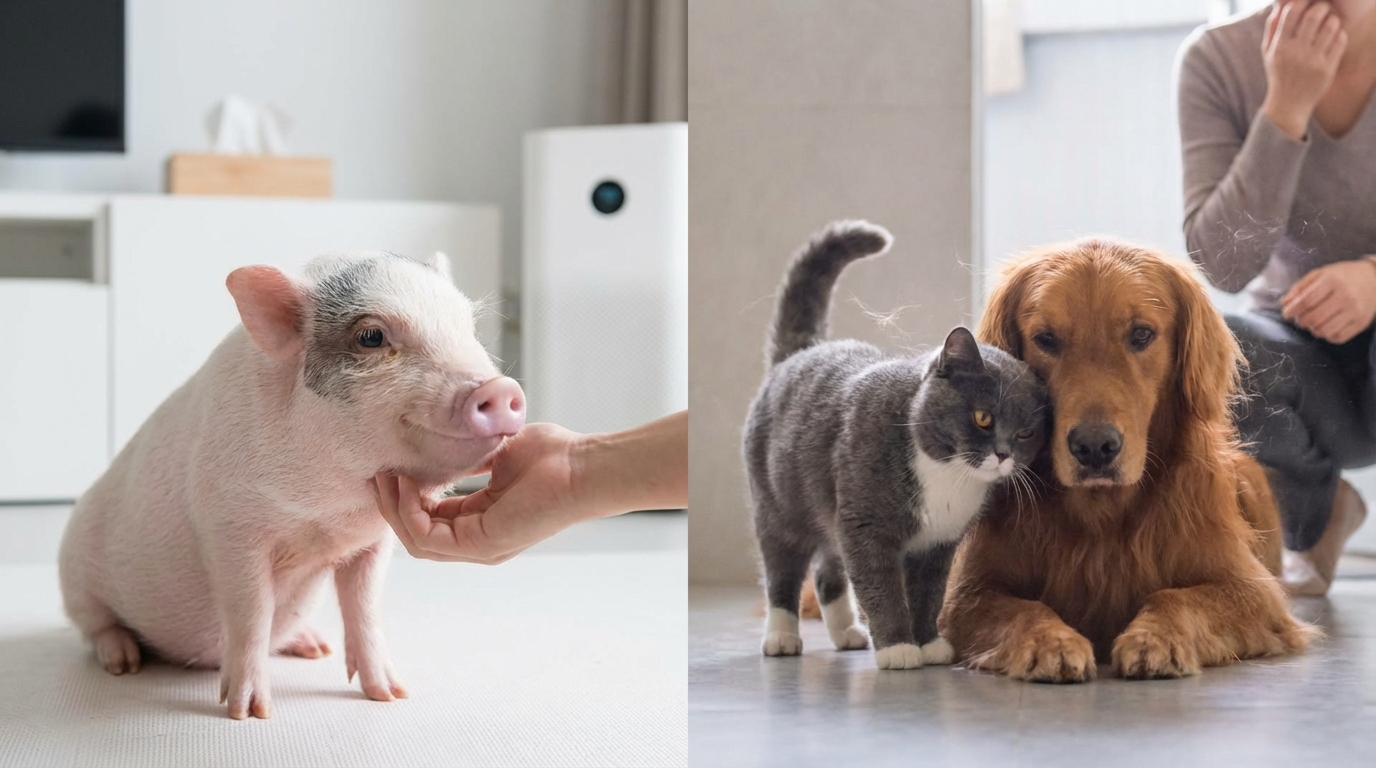 【結論】マイクロブタでもアレルギーは起こる｜ただし犬猫より少ない傾向