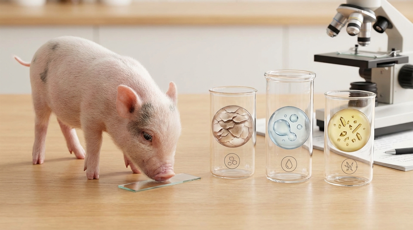 マイクロブタアレルギーの原因｜「毛」ではなく上皮・唾液・尿が原因