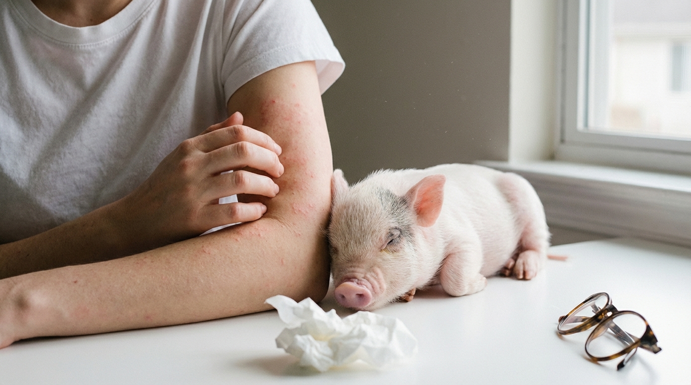 マイクロブタアレルギーの症状｜見逃しやすい初期サインとは