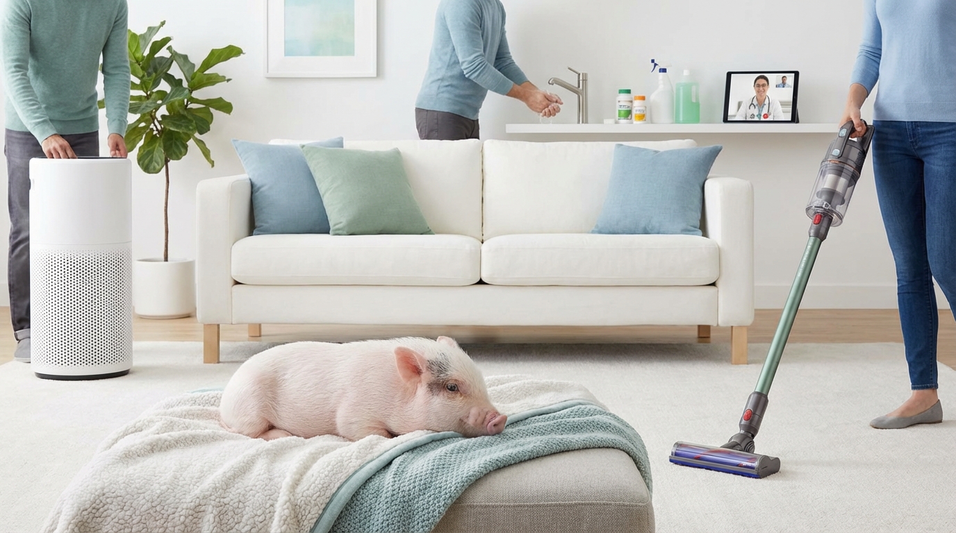 飼育中にできるマイクロブタアレルギー対策7選