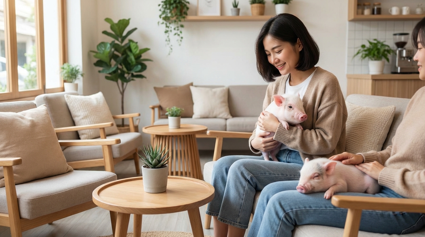 マイクロブタカフェとは？初めてでも安心の体験ガイド