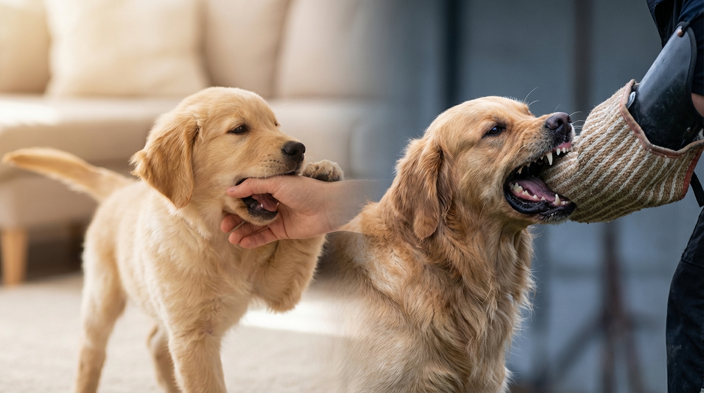 甘噛みと本気噛みの見分け方|危険度を正しく判断する