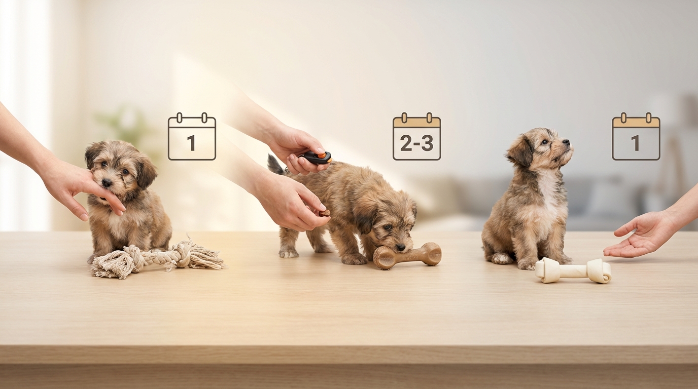 噛み癖改善のスケジュール目安|1週間〜1ヶ月の流れ