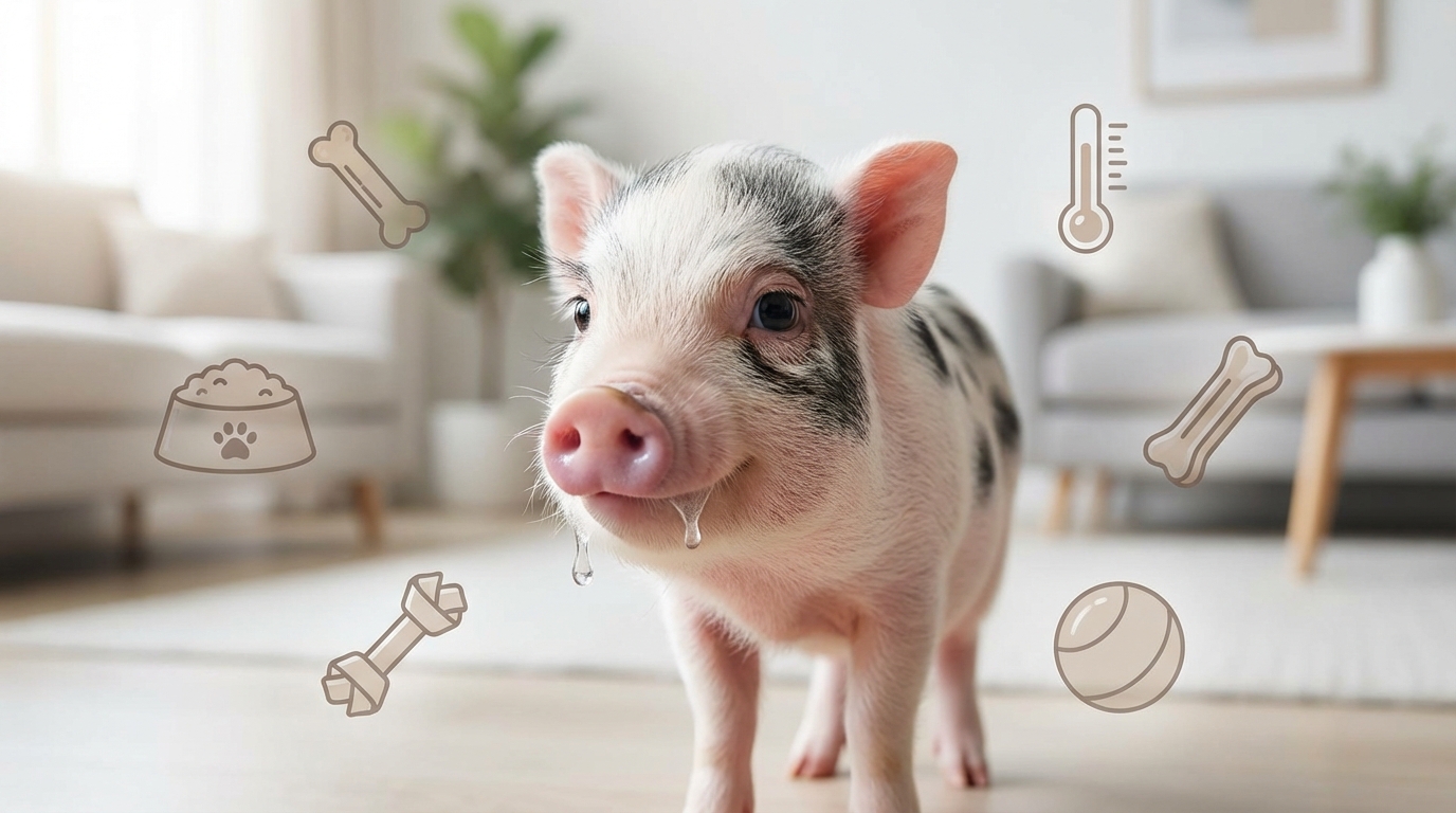 マイクロブタがよだれを垂らす5つの原因