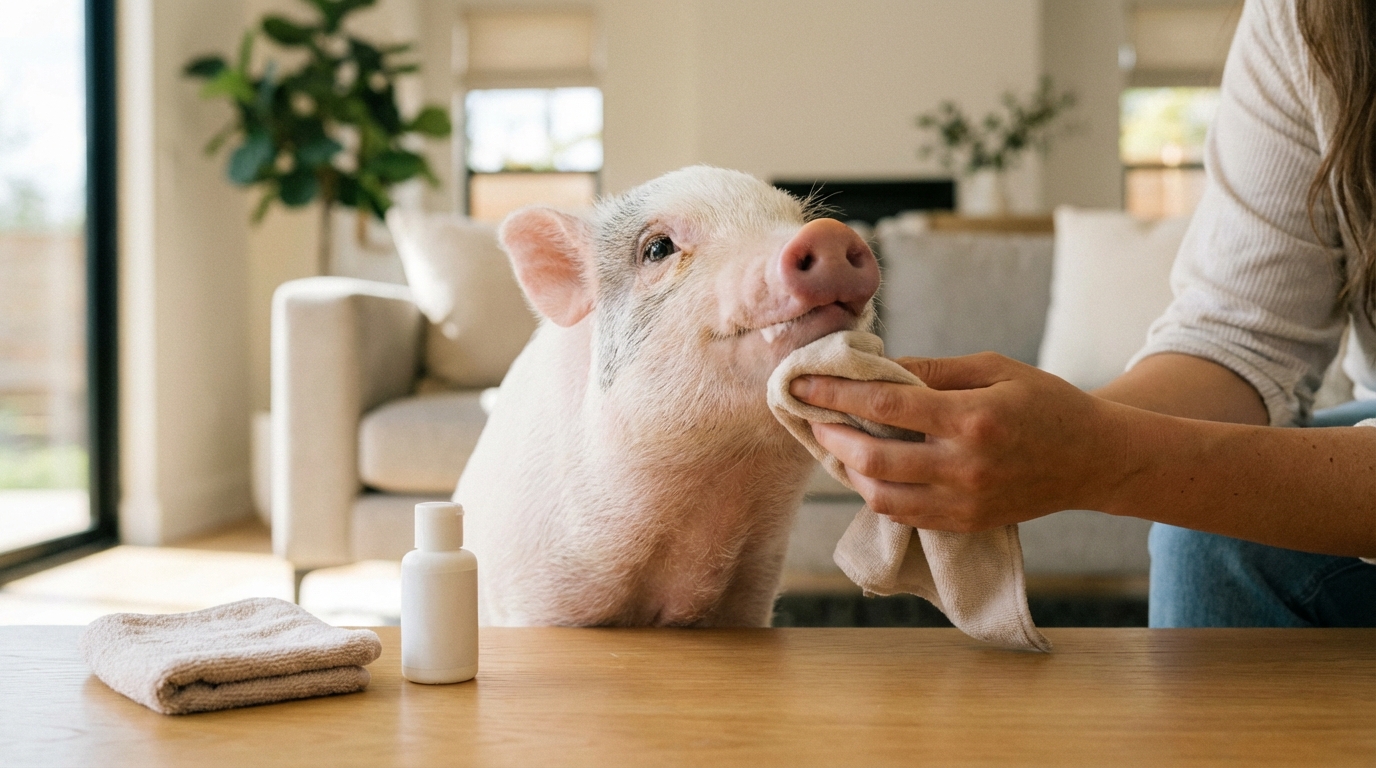 マイクロブタのよだれケア実践ガイド