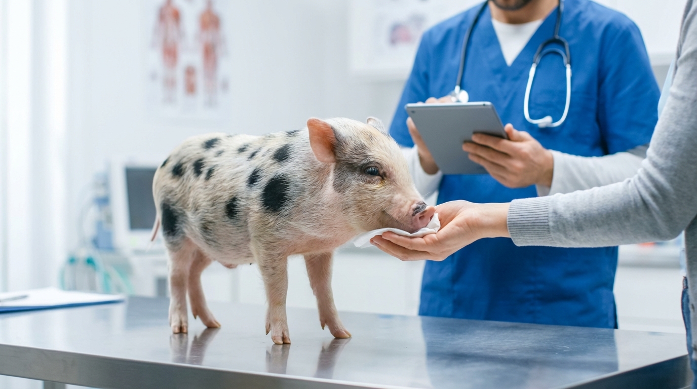 マイクロブタのよだれで病院受診すべき？判断基準と準備