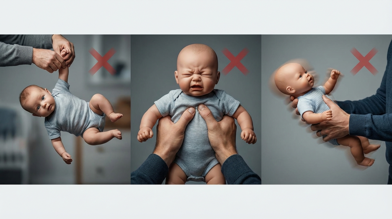 絶対NGな抱っこの仕方3パターン【怪我・トラウマの原因に】