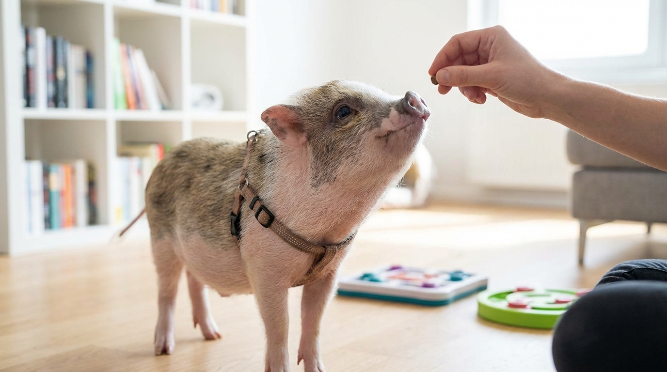 マイクロブタはしつけできる？知能と学習能力の基礎知識