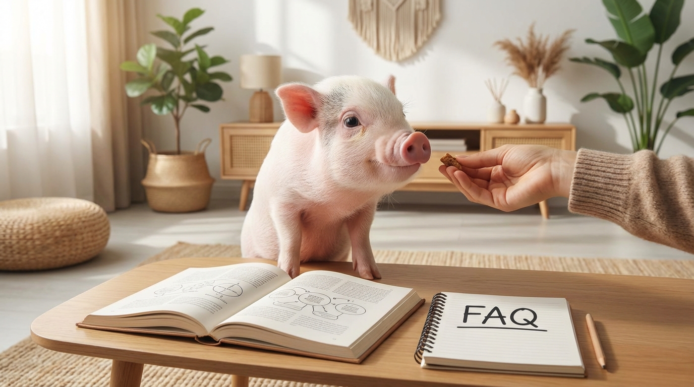 マイクロブタのしつけに関するよくある質問