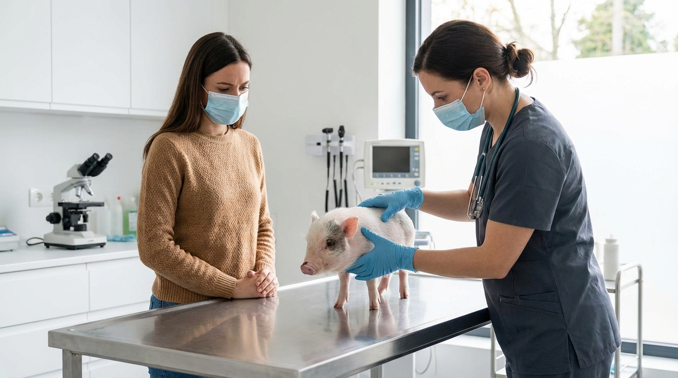 マイクロブタの病気は人にうつる?人獣共通感染症の注意点