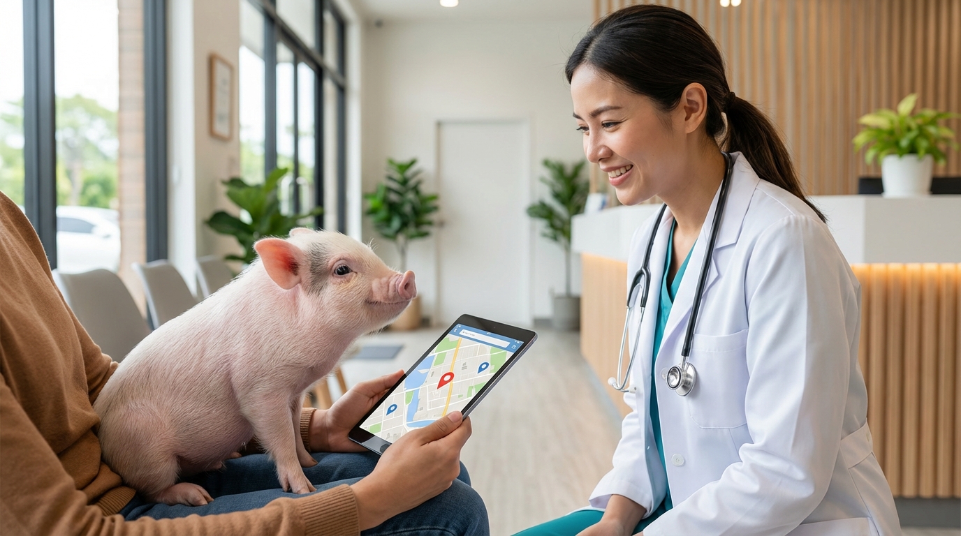 マイクロブタを診てくれる動物病院の探し方