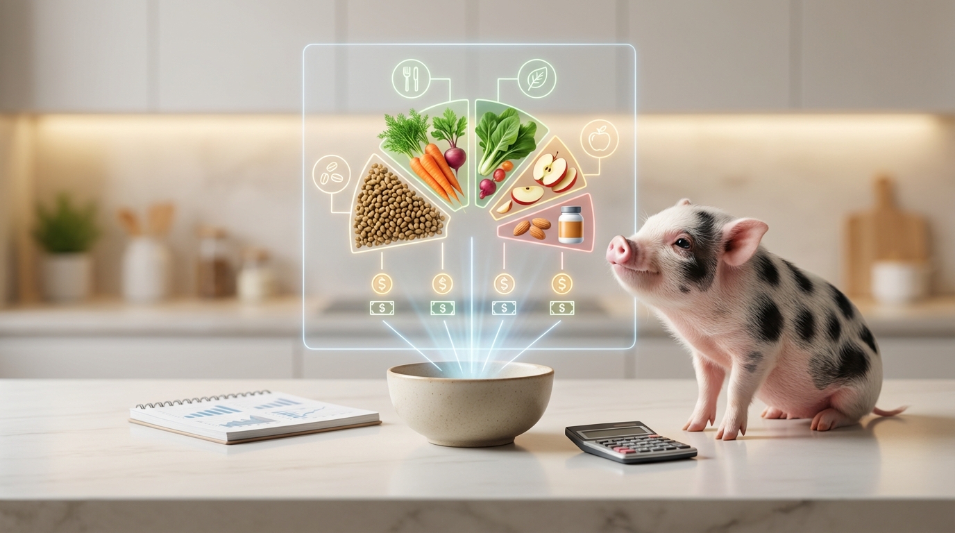 マイクロブタの食費内訳を徹底解説