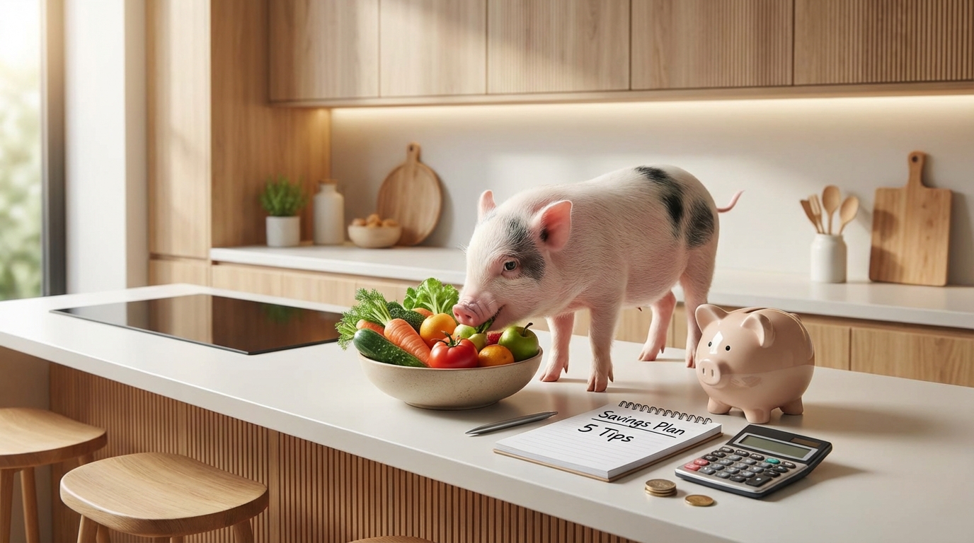 マイクロブタの食費を抑える5つの節約術