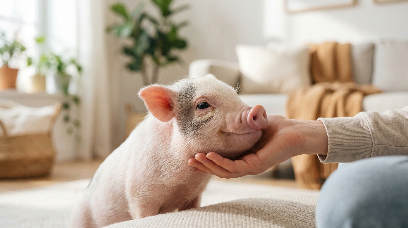 人懐っこいマイクロブタに育てる5つのステップ【懐かせ方の基本】