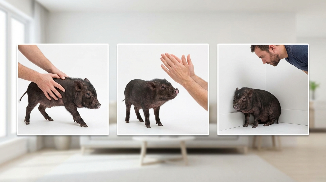 絶対NG！マイクロブタが懐かなくなる3つの行動