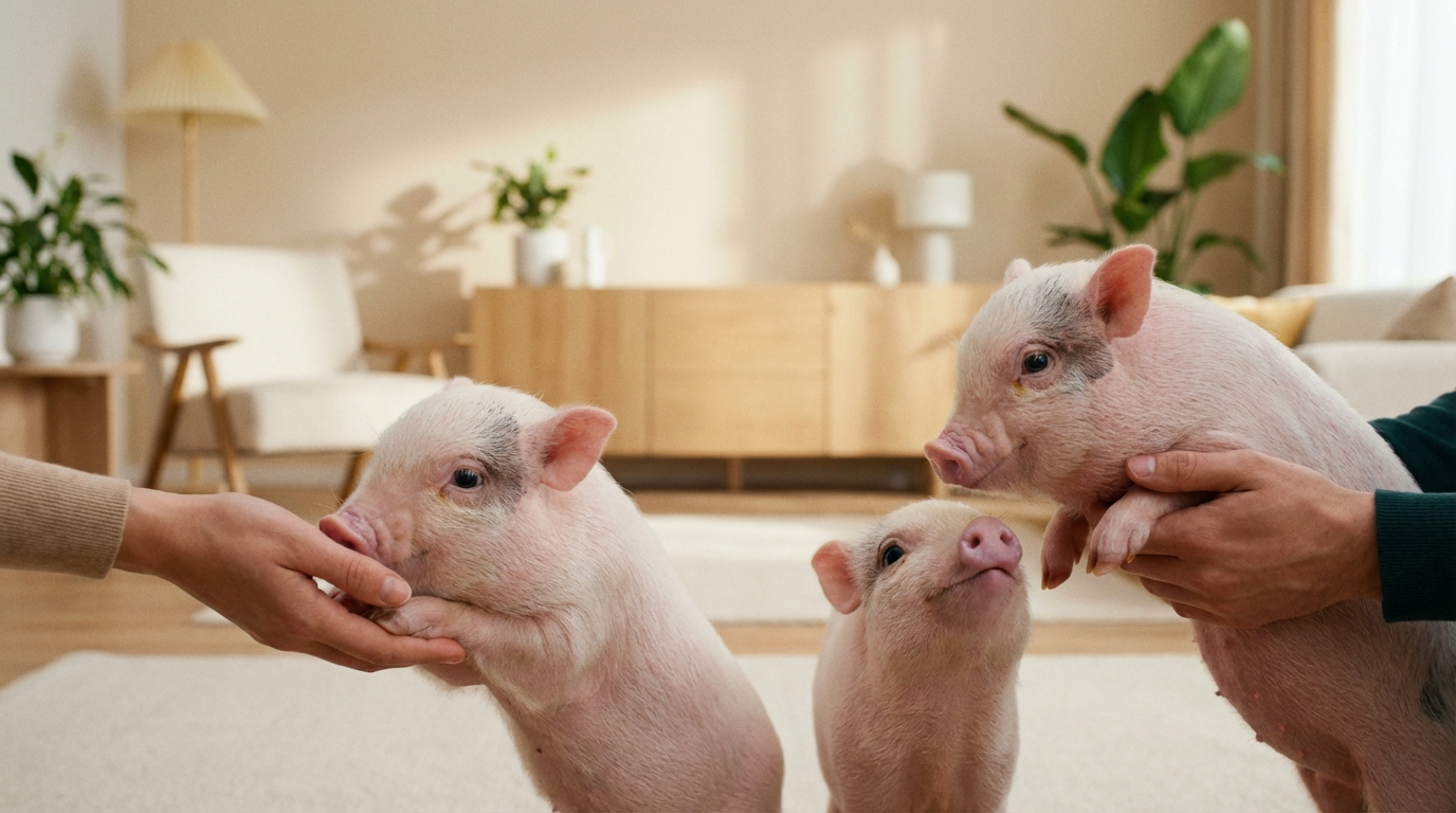 人懐っこいマイクロブタを選ぶ3つのポイント【購入前チェック】