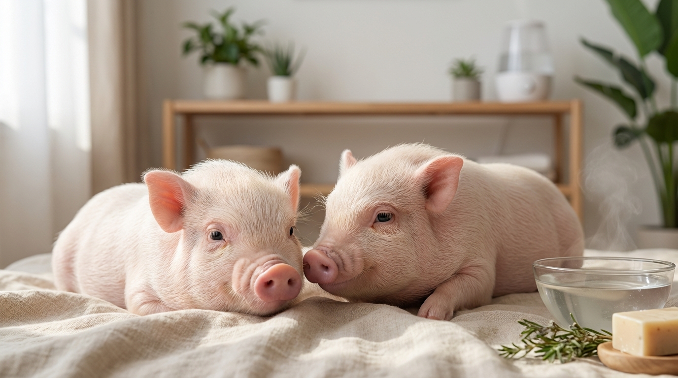 マイクロブタの皮膚と体臭の特徴を知っておこう