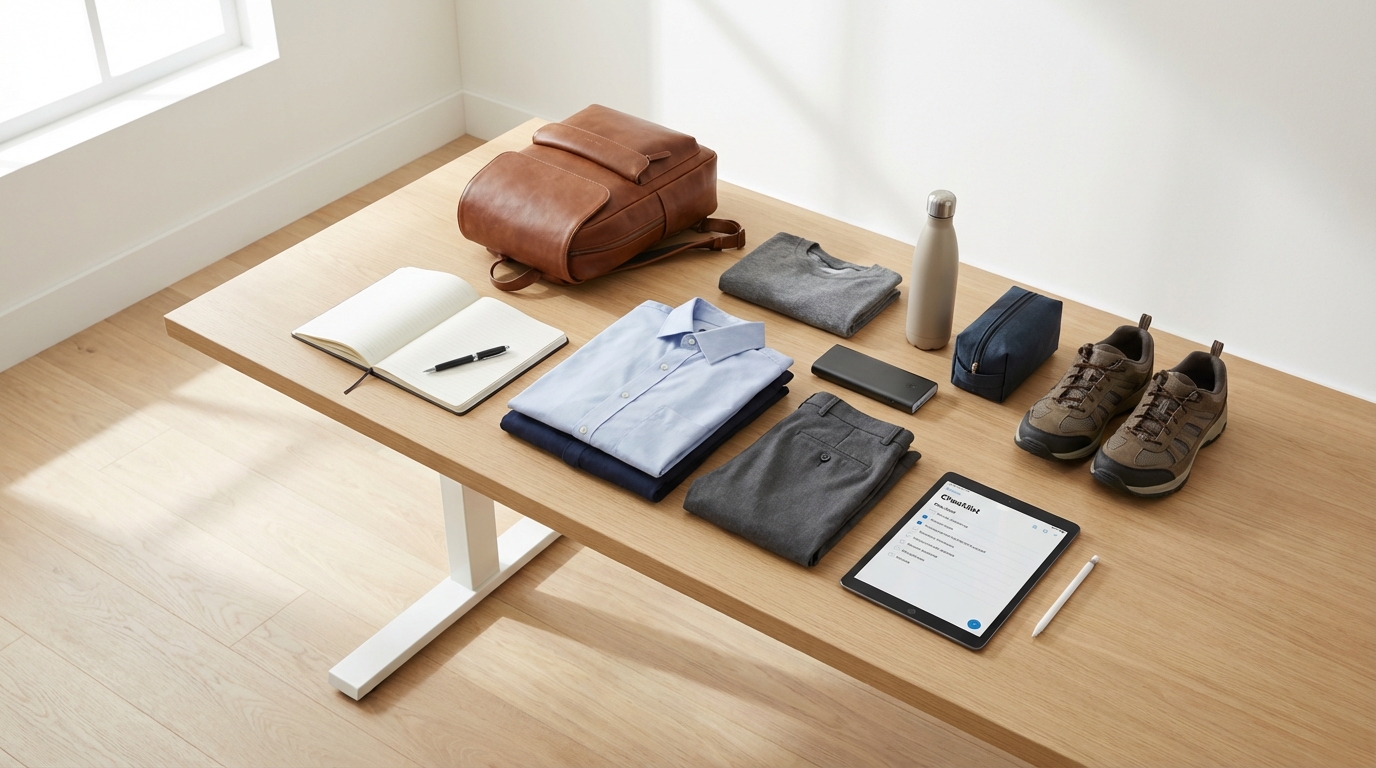 失敗しないための持ち物・服装チェックリスト