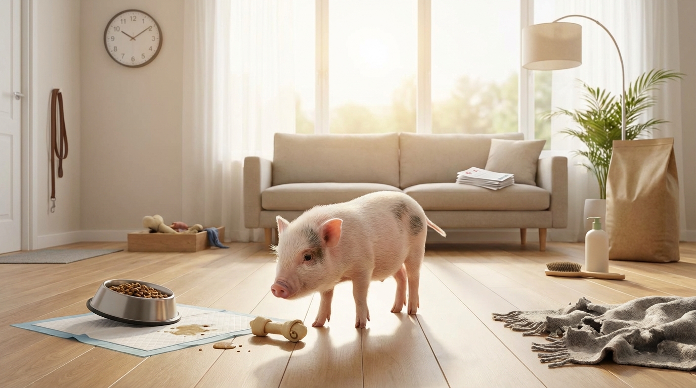 マイクロブタを飼う前に知っておくべき5つの現実