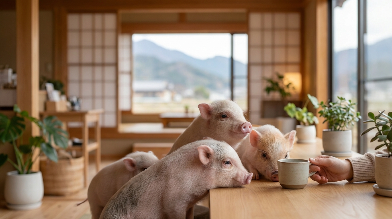群馬県内にマイクロブタカフェはある?現状を解説