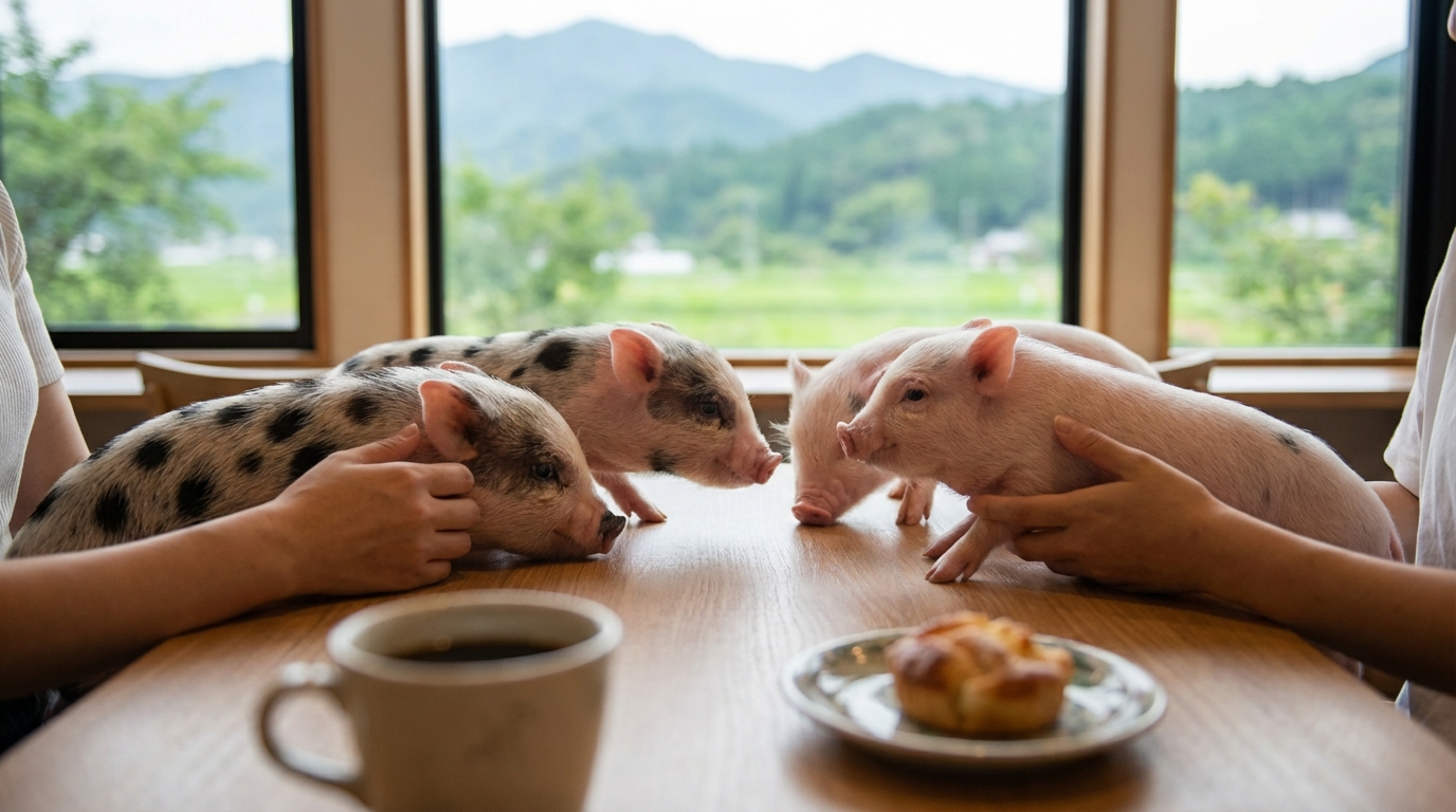 群馬から行けるマイクロブタカフェおすすめ5選