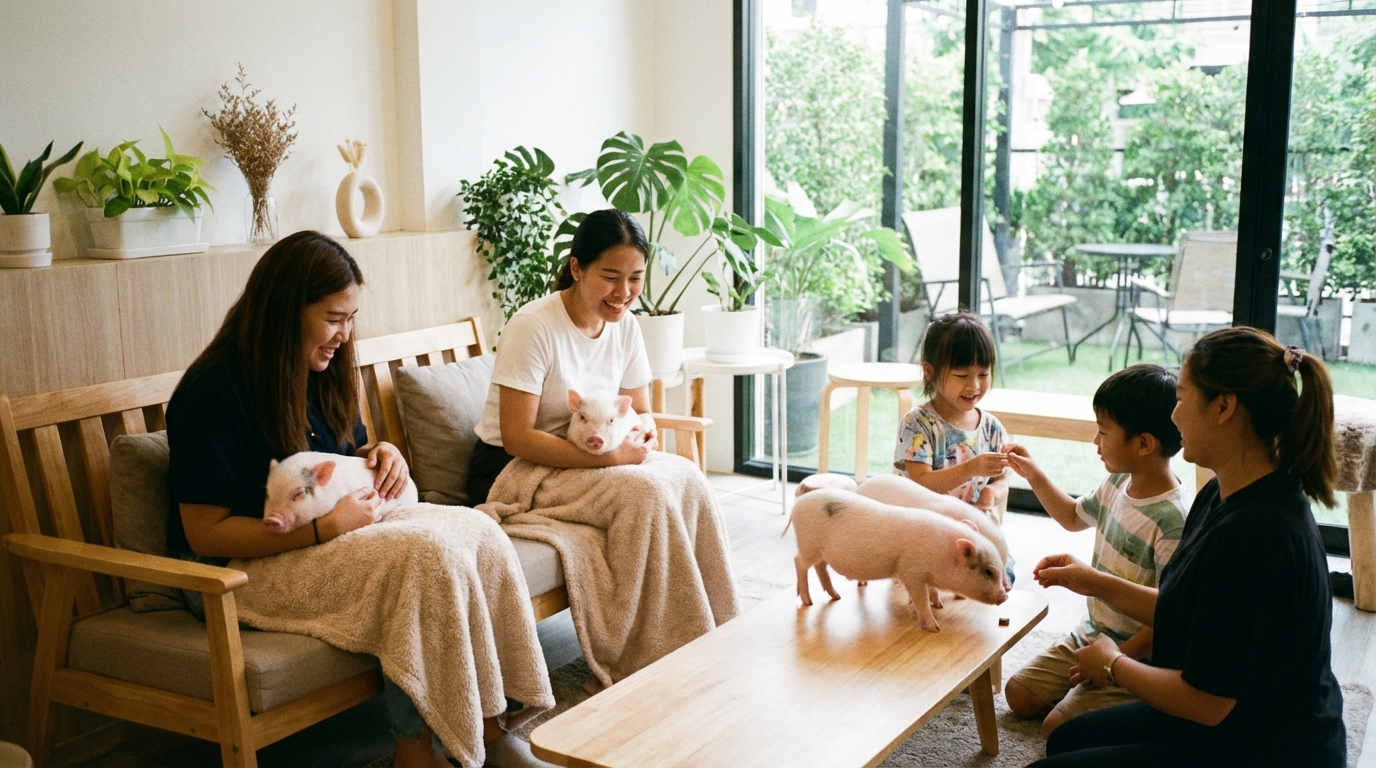 初めてのマイクロブタカフェを楽しむコツ