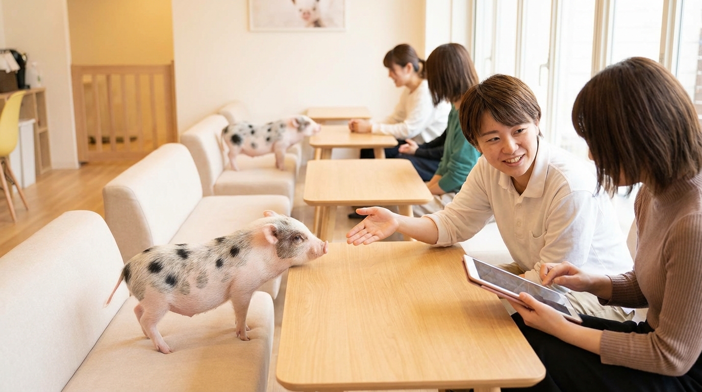 マイクロブタカフェでよくある質問Q&A