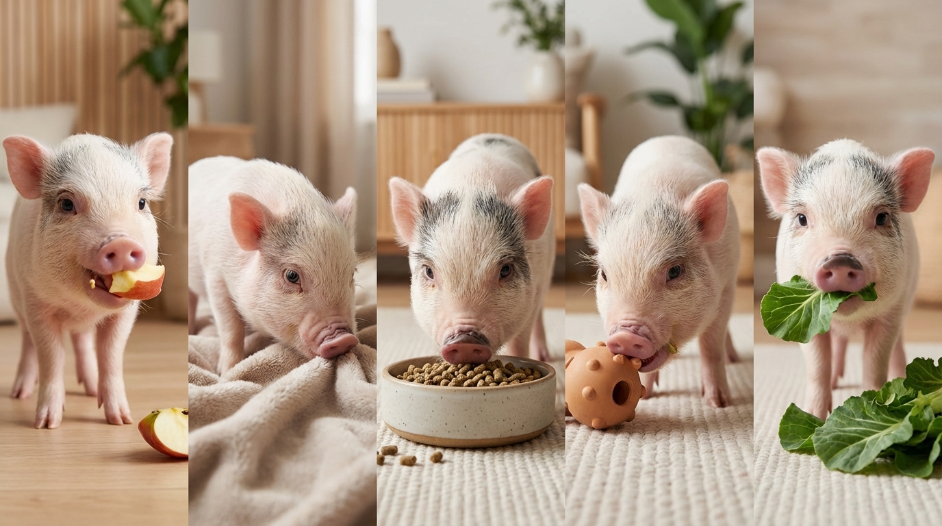 マイクロブタがくちゃくちゃする5つの理由