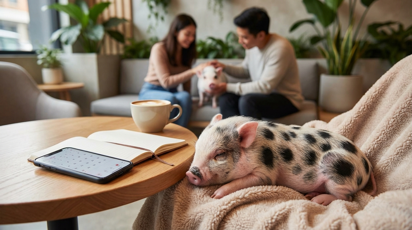 マイクロブタカフェの予約方法と当日の準備【初心者向け】