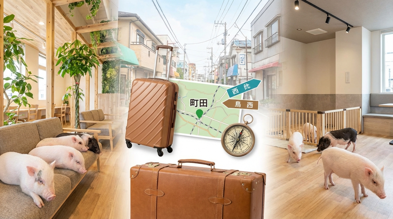 町田から行ける他のマイクロブタカフェを比較【3店舗厳選】