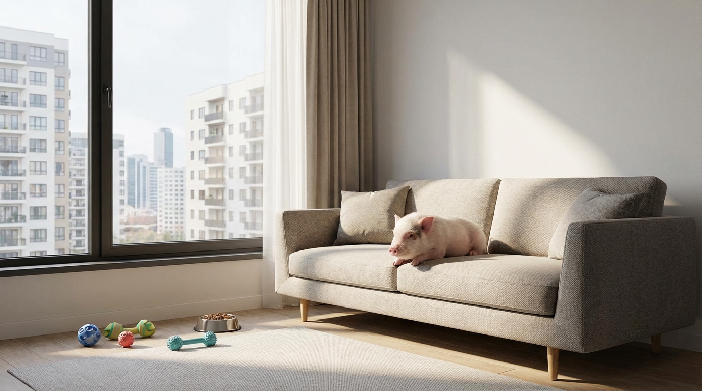 賃貸マンション・アパートでマイクロブタは飼える？