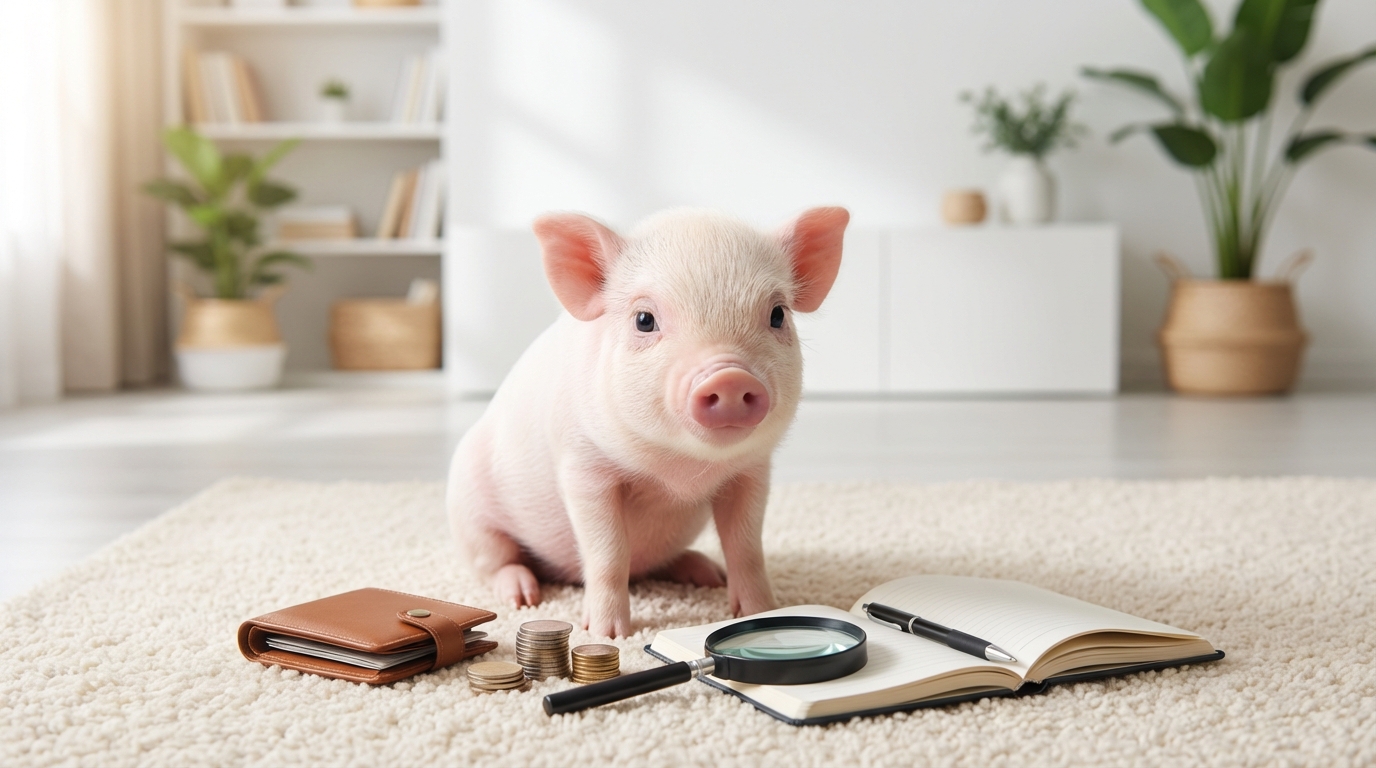 マイクロブタの値段相場と購入時の注意点