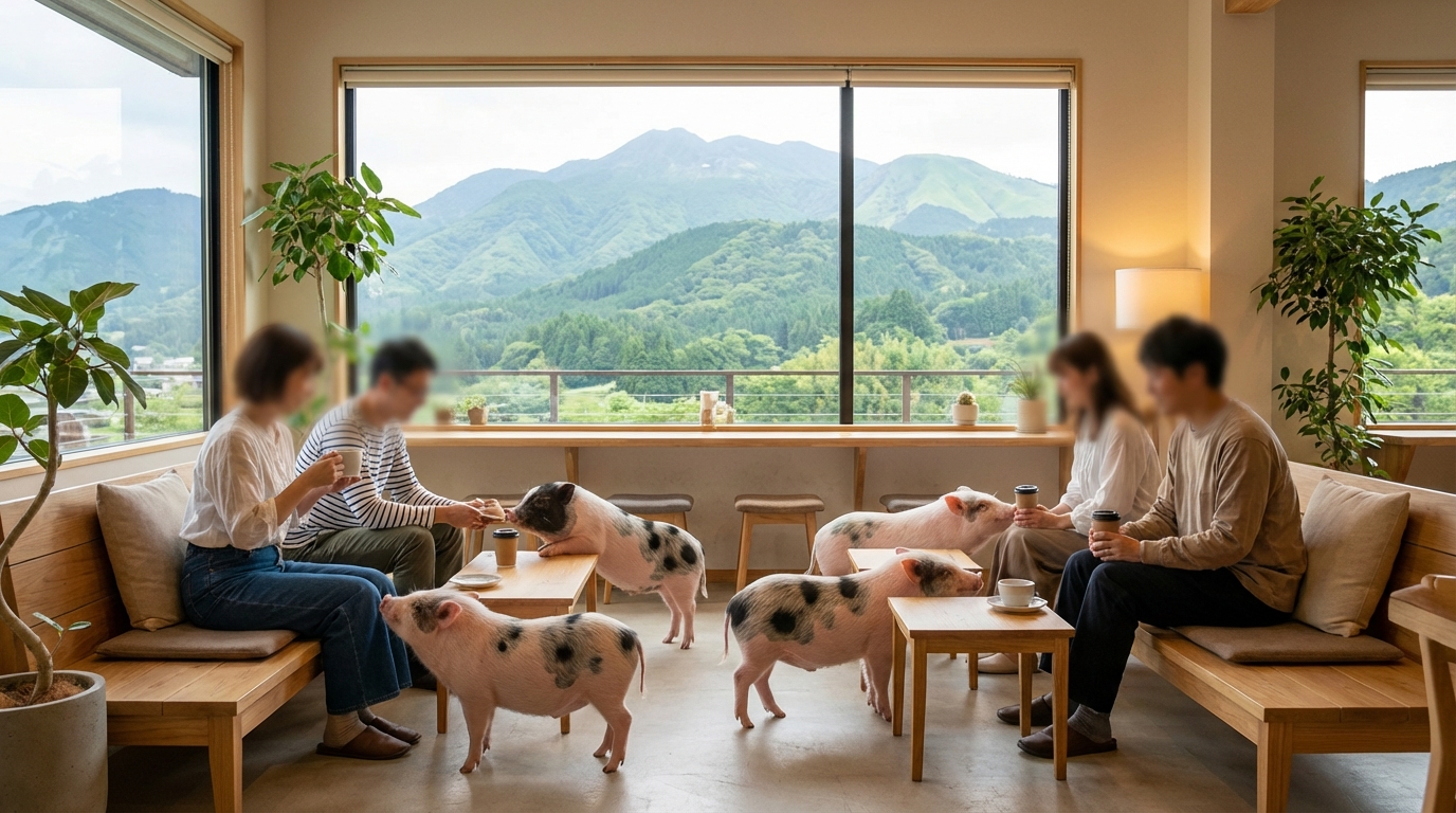 熊本県内にマイクロブタカフェ・ふれあい施設はある？【結論】