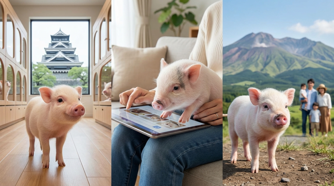 熊本でマイクロブタを購入する3つの方法