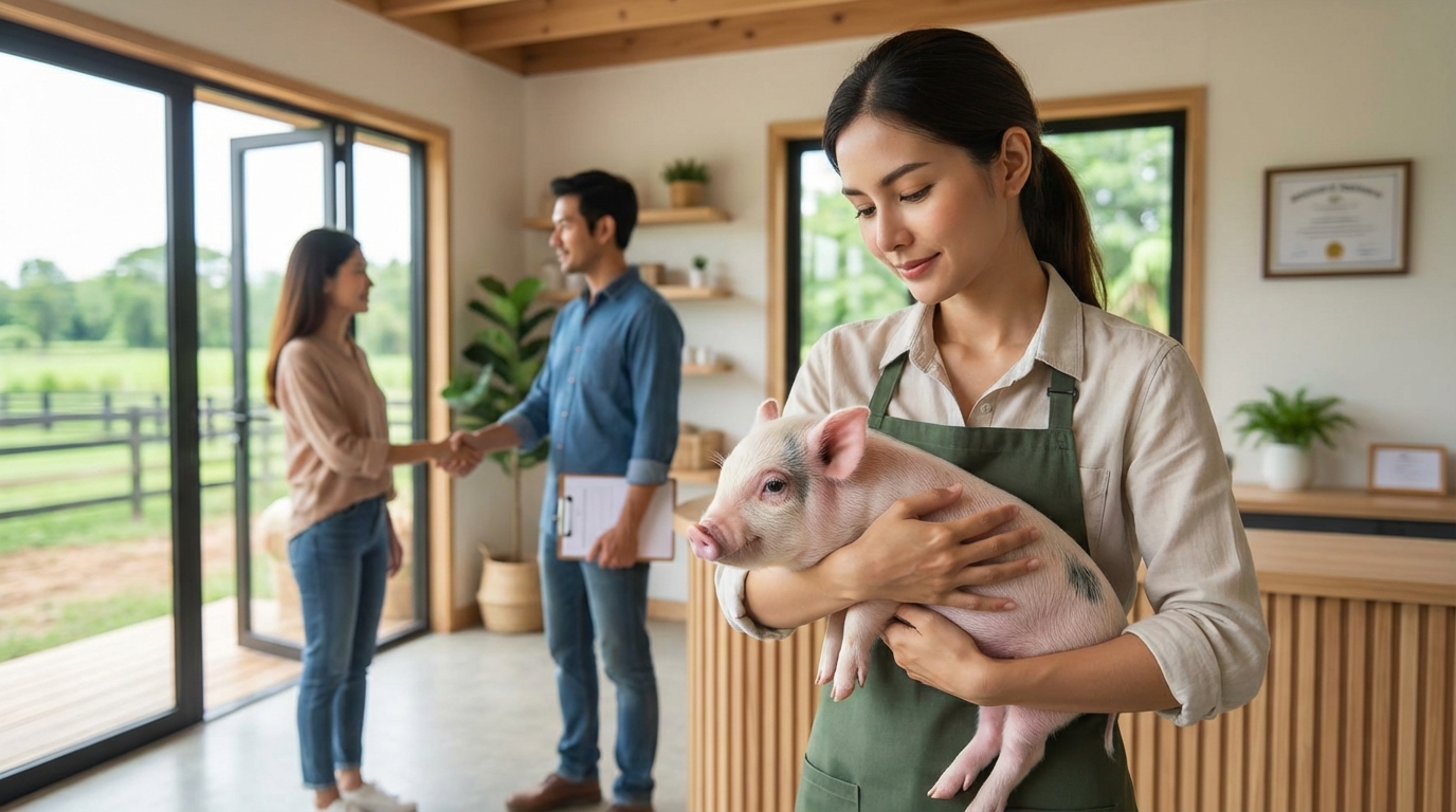 信頼できるマイクロブタブリーダーの見分け方